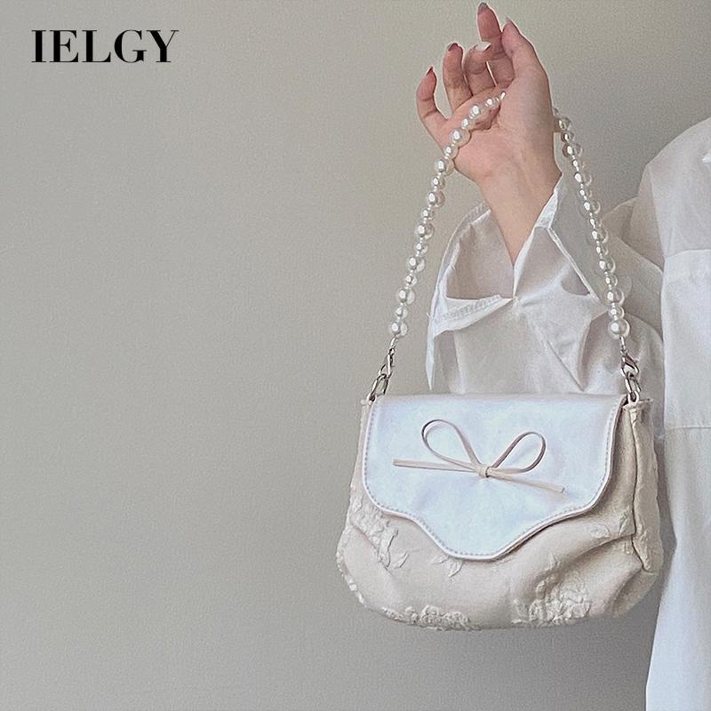 Túi Xách Jacquard Đính Ngọc Trai Thời Trang Cho Nữ