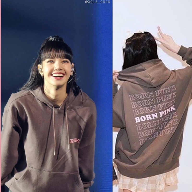 Áo hoodie Born Pink giống Blackpink mặc trong concert Bornpink