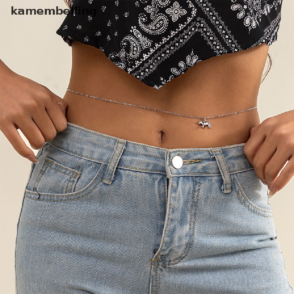 Kamembelling 1 Dây Đeo Thắt Lưng Chuỗi Xích Mặt Hổ Gợi Cảm Trang Trí Đầm Bikini EN