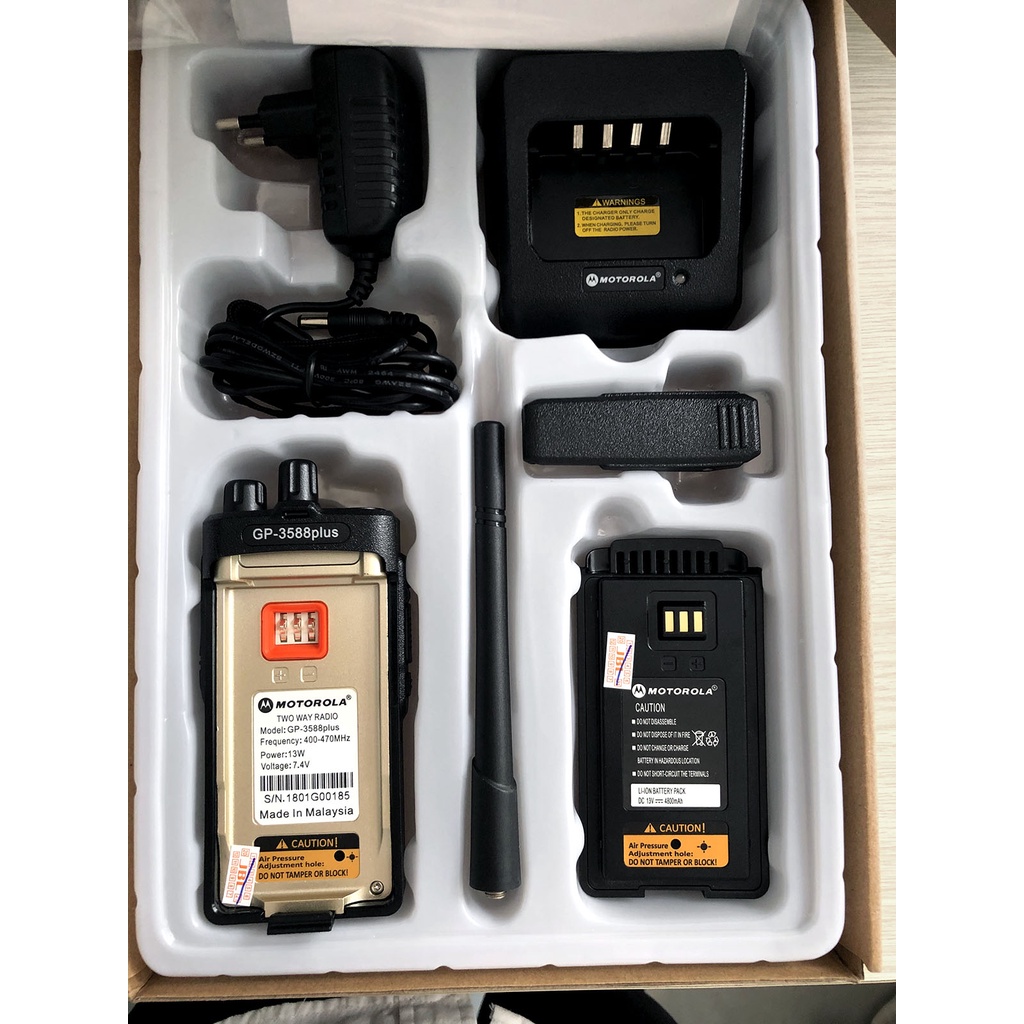 Bộ đàm Motorola GP3588 Plus phiên bản mới