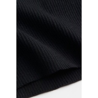 Áo len cổ 3 phân dáng croptop HM auth