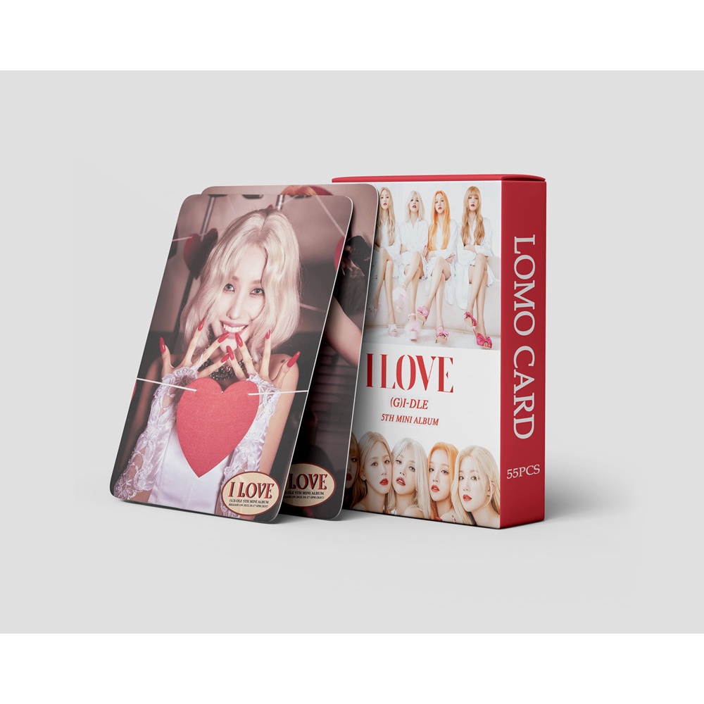 I-DLE Album I Love Photocard I NEVER DIE & 2022 Latest GIDLE《Just Me I-DLE》Lomo Minnie Card