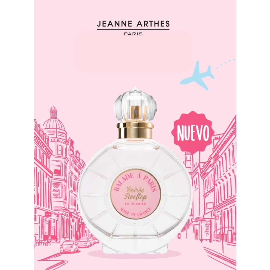 Nước hoa Pháp Jeanne Arthes Paris - Balade à Paris - Soirre Rooftop 100ml