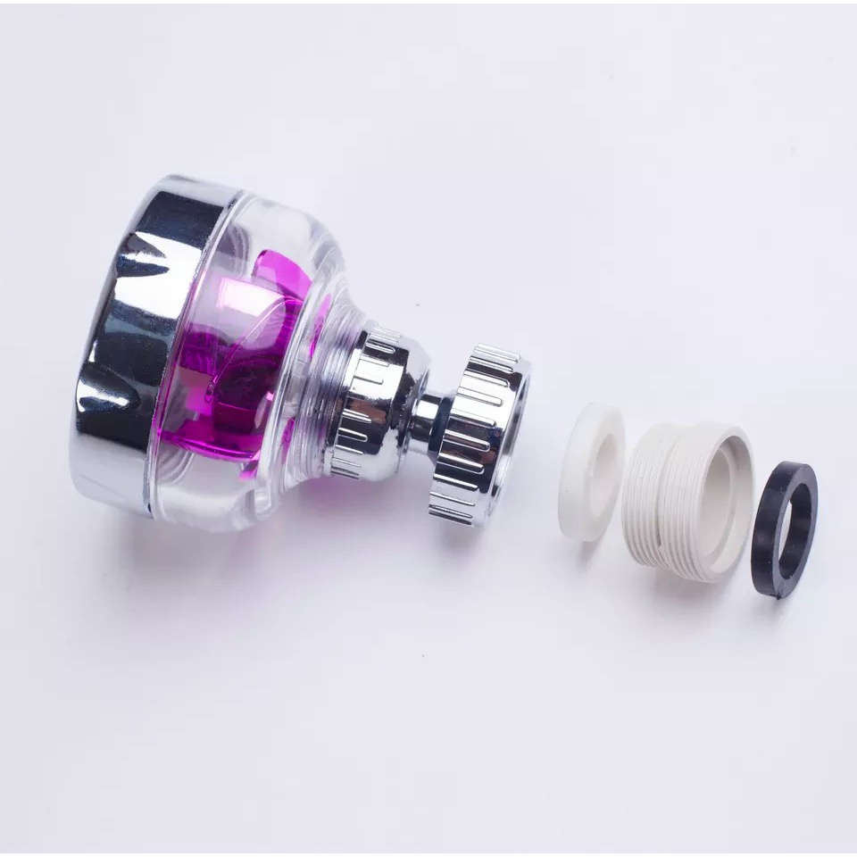 Đầu tăng áp vòi chén , tăng 200%% áp suất nước, vòi chén tăng áp có cánh quạt, vòi gắn xoay 360 độ, rửa mọi ngóc ngách