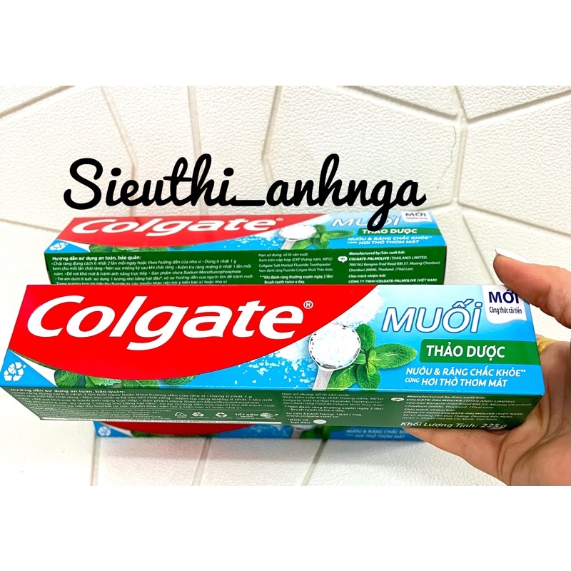 Kem Đánh Răng Colgate Muối Thảo Dược 225g