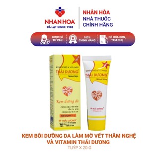 Kem Bôi Dưỡng Da Và Làm Mờ Vết Thâm Nghệ & Vitamin Thái Dương Tuýp 20gram