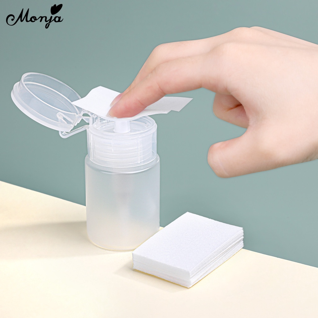 Chai chiết nước tẩy sơn móng tay MONJA nhựa rỗng chuyên dụng 60ml
