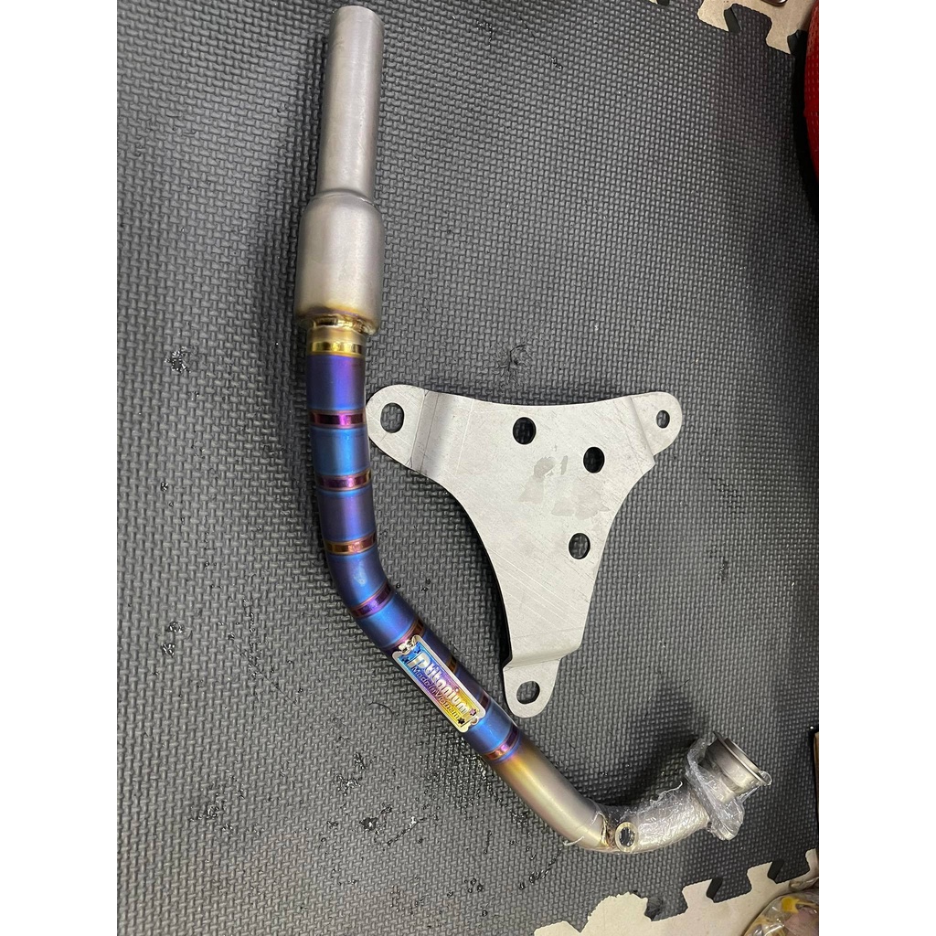 PTITANIUM cổ titan và pass inox gắn 4 road các loại xe như vario air blade ab vision mio m3 Sh