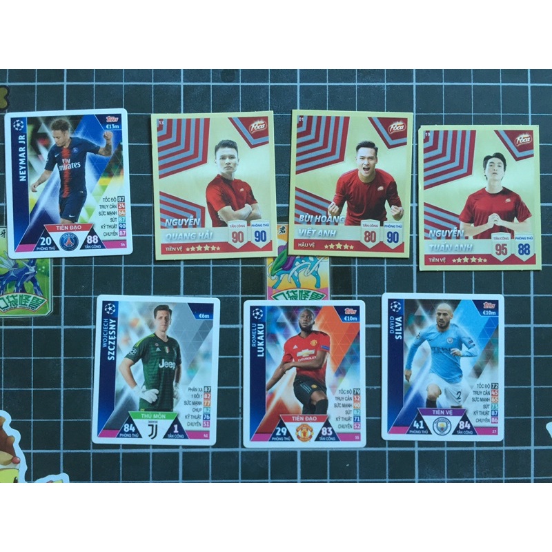 Thẻ cầu Thủ Bóng đá Topps