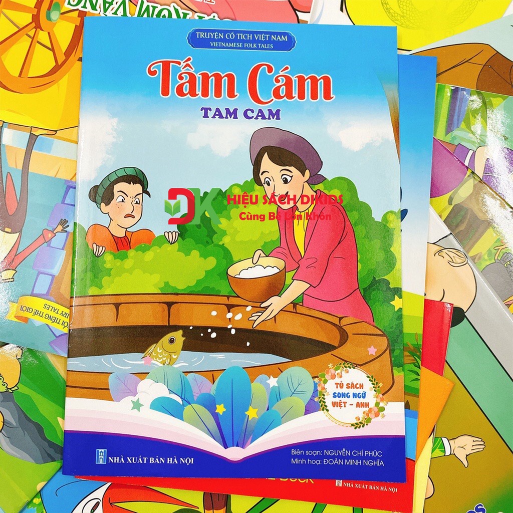 Sách - Truyện cổ tích Việt Nam chọn lọc song ngữ Việt Anh 8 quyển
