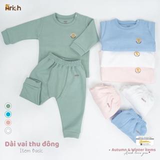 MUA 5 GIẢM CÒN 119K 1 BỘ Dài cài vai thu đông ấm áp Arich cho bé size 6-9