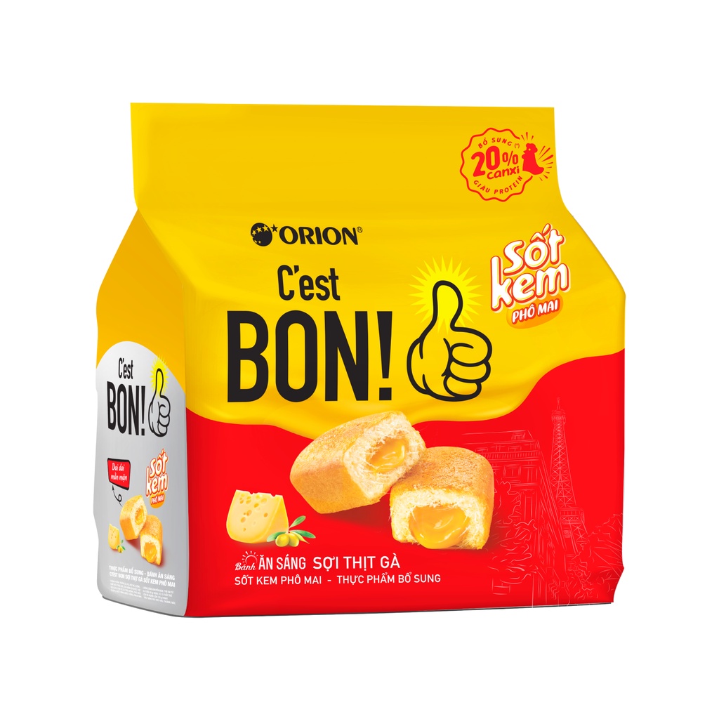 Bánh ăn sáng BON sốt kem