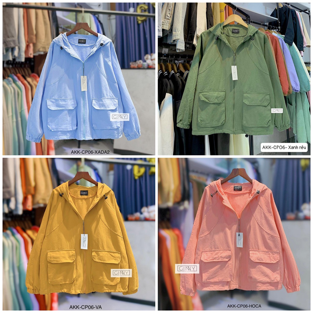 ÁO KHOÁC KAKI MOCA_áo khoác chống nắng_hình ảnh shop tự chụp