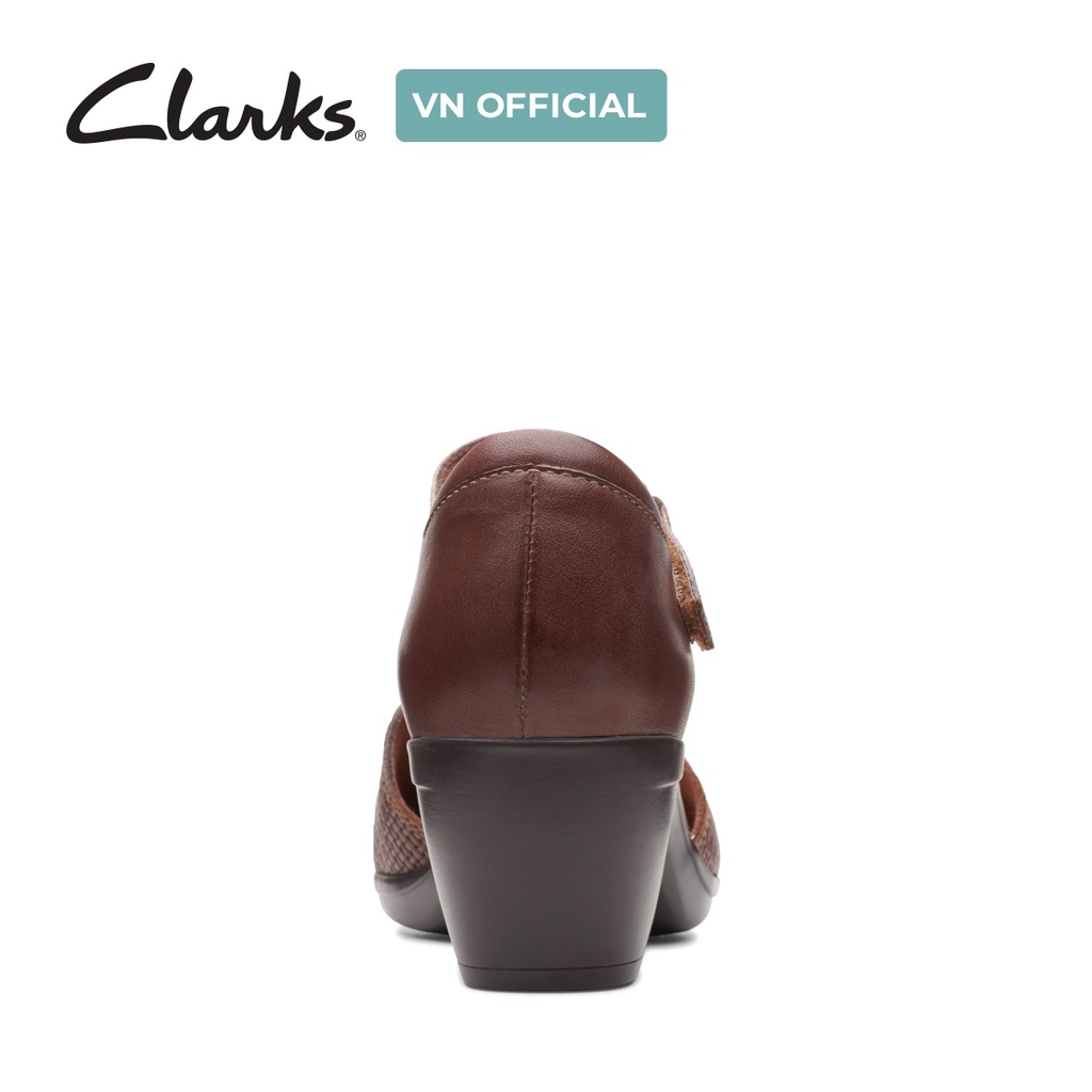 Sandal Da Nữ Clarks Emily Rae màu nâu