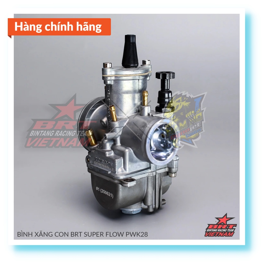 BÌNH XĂNG CON PWK (TRÁI GA DẸP) BRT - Hàng chính hãng