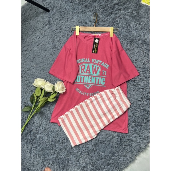 Đồ bộ nữ, đồ bộ mặc nhà bigsize thun cotton QBN Sét lửng 2 tà chéo sau