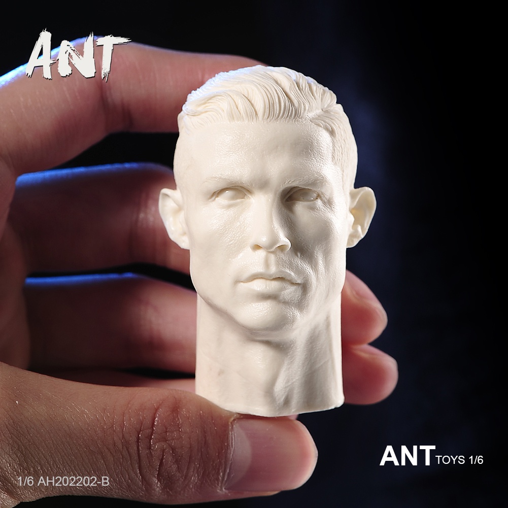 Kiến AH202202Mô Hình Đầu Điêu Khắc Cầu Thủ Ronaldo 12 "Tỉ Lệ 1 / 6