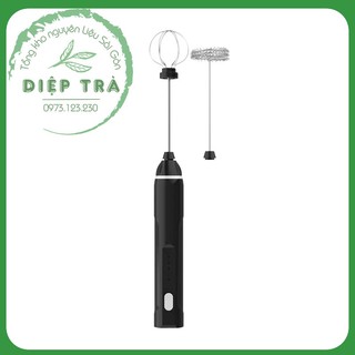 Máy tạo bọt cafe, đánh trứng dòng cao cấp + sạc USB