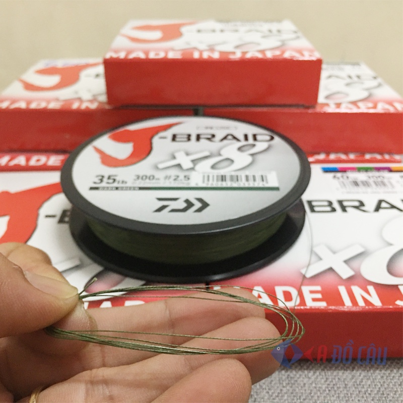 Dây PE Daiwa J-braid X8 made in Japan