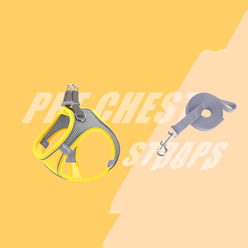 Dây Dắt Thú Cưng Đi Dạo Thiết Kế Phản Quang Thoáng Khí Tiện Dụng