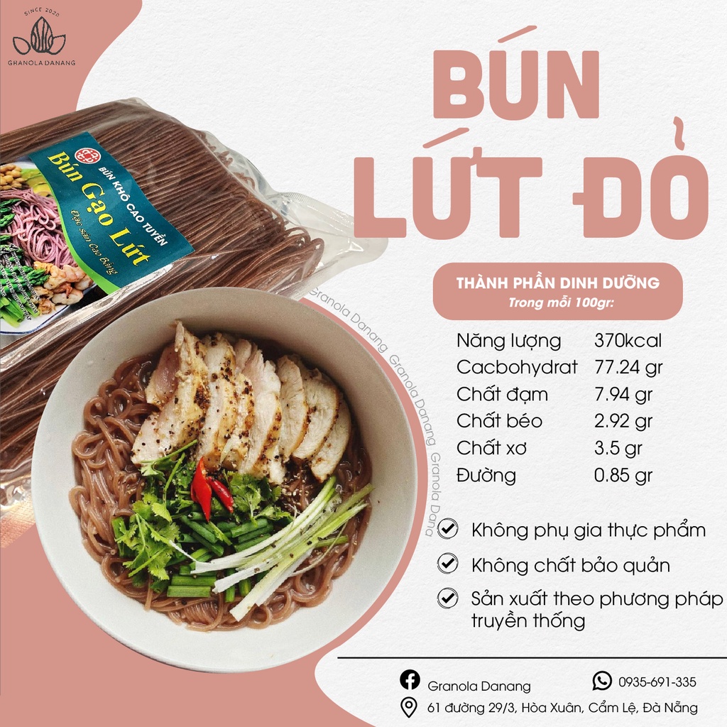 Bún gạo lứt Cao Tuyền - Phù hợp với người cần giảm cân, tiểu đường