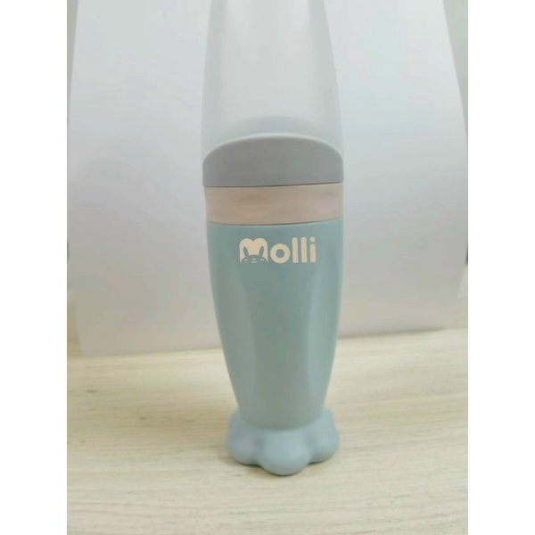 Bình thìa ăn dặm MOLLI cho bé, bình thìa silicon mềm.