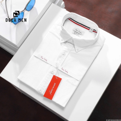 Áo sơmi Nam tay cộc Không Túi AN PHƯỚC Pierre Cardin PHỐI VIỀN Oxford chính phẩm vải ủ mềm mịn và mượt mà Hàng Xịn Có Bi