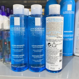 Nước Hoa Hồng Cân Bằng Da Giàu Khoáng Chất La Roche-Posay Soothing Lotion Sensitive Skin 200ml