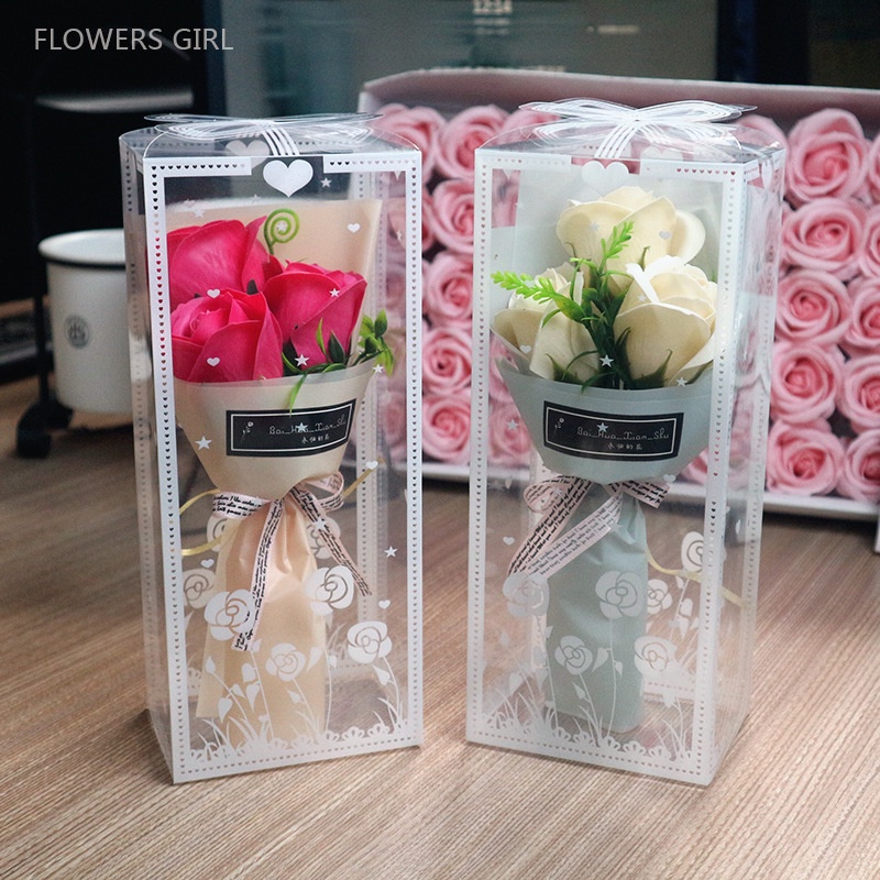 Hộp Hoa Sáp quà tặng quốc tế phụ nữ 8/3, quà tặng giáng sinh noel,lễ tình nhân valentine, ngày nhà giáo Việt Nam 20/11