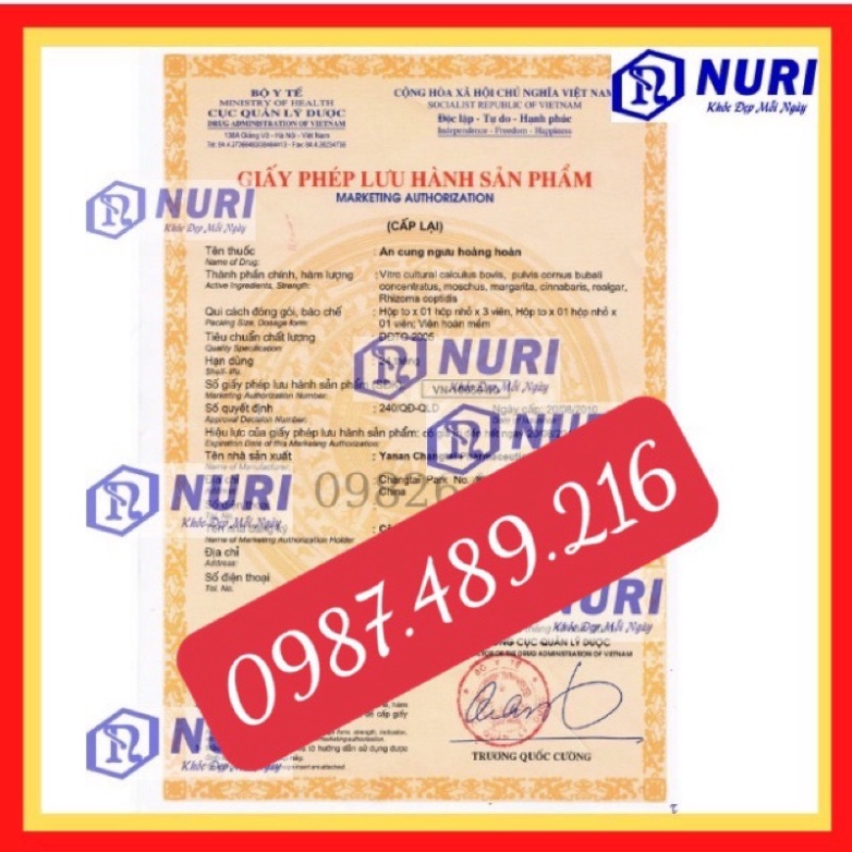 An cung hoàng hoàn 10 viên [ Hàng Mới Về ]