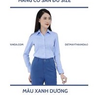 áo sơ mi nữ Thái Hòa mã 9037 vải sợi tre co giãn