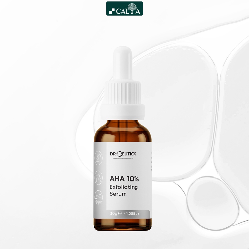 Tinh Chất Serum DrCeutics AHA 10% Exfoliating Serum Làm Sáng Da, Tẩy Da Chết Nhẹ Nhàng 30g