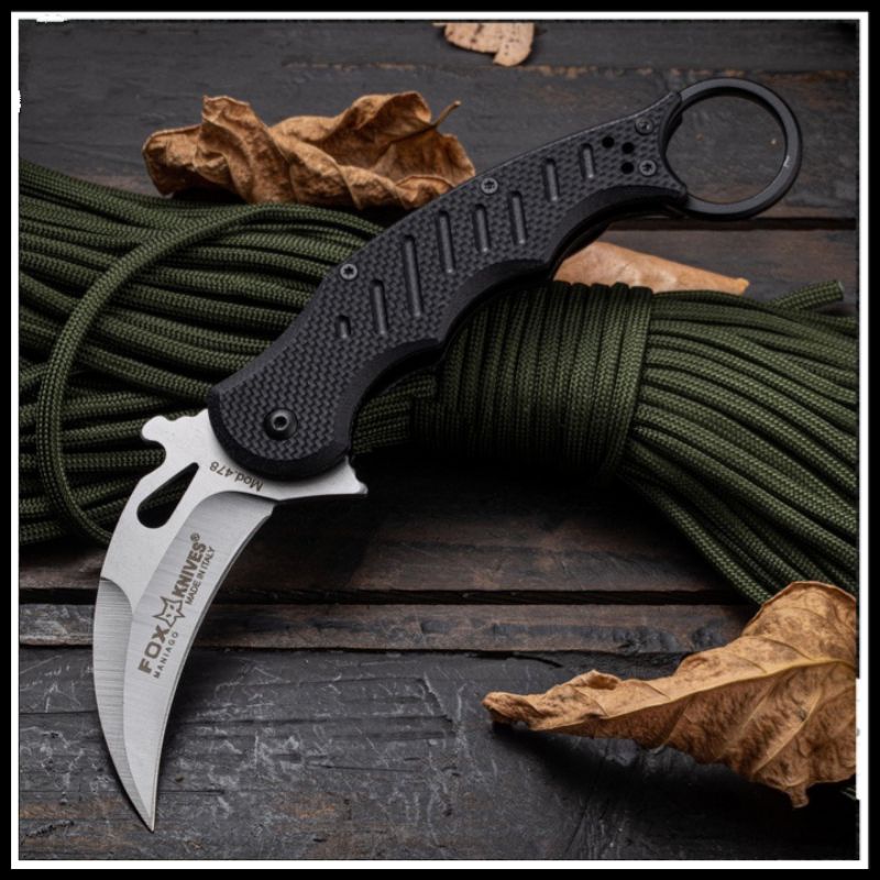 Karambit fox italia phượt gấp gọn