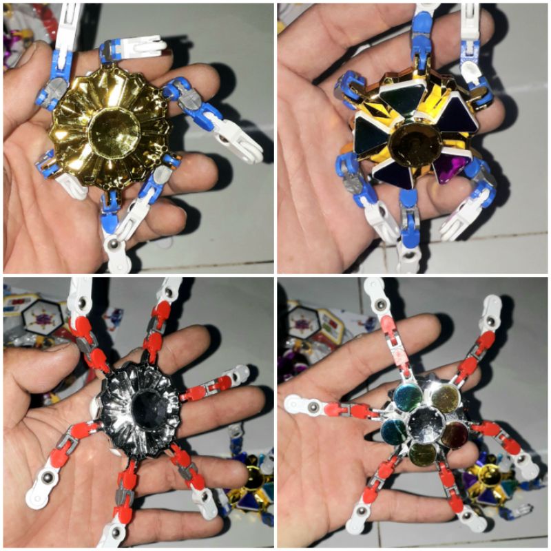 Một con quay Spinner 2 tầng đa năng bằng nhựa và kim loại rất đẹp