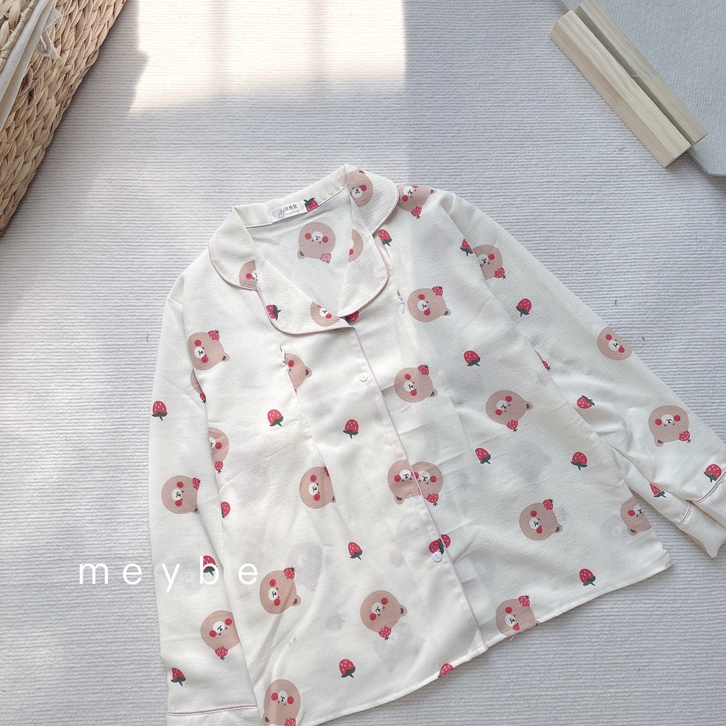 Bộ bầu sau sinh polo thu đông dài tay khóa dọc S11