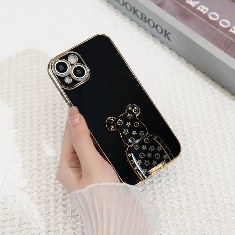 Ốp Điện Thoại Chống Sốc Có Giá Đỡ Hình Gấu Cho VIVO Y93 Y76S S1 PRO Y9S V11 Z3 Z3I V15 PRO V20 PRO X60 PRO Plus