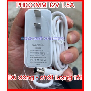 Nguồn phicomm 12v 1.5a adapter phicomm 12v 1.5a chất lượng đảm bảo đủ dòng