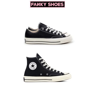 Giày Converse 1970s Cổ Thấp, Giày Sneaker Nam Nữ CV Chuck Taylor All Star Đen Trắng Cao Cấp Full Box Bill