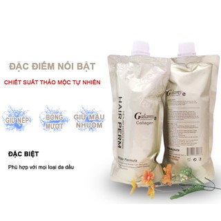 Cặp thuốc uốn ép Galamy Collagen 300ml x2