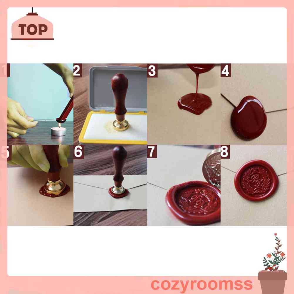 Thanh Sáp Niêm Phong Thiệp Mời Kiểu Cổ Điển Độc Đáo DIY