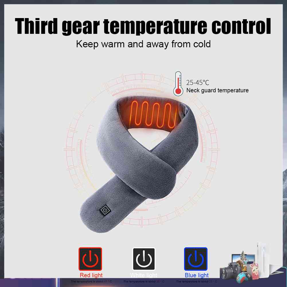 Khăn Choàng Cổ Sưởi Ấm Bằng Điện Có Thể Điều Chỉnh Nhiệt Độ Thông Minh