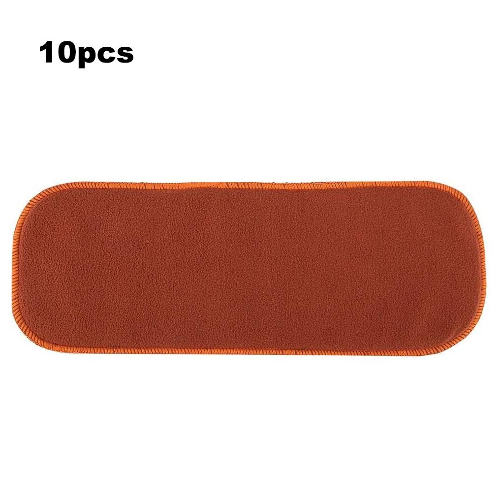 Set 10 Tã Vải Sợi Nhỏ Thay Thế Có Thể Giặt Sạch Và Tái Sử Dụng Cho Bé