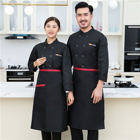 Áo Đầu Bếp Dài Tay Dày Dặn Thoáng Khí Cực Kỳ Dành Cho Nam Và Nữ
