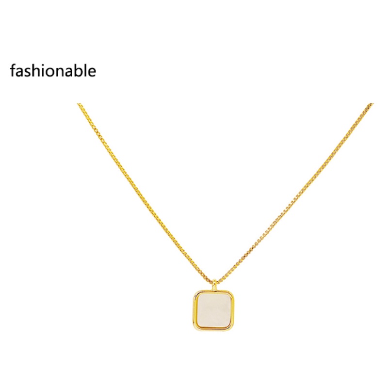 Dây chuyền SEAGLOCA hình vỏ sò sang trọng đơn giản phong cách Hàn Quốc