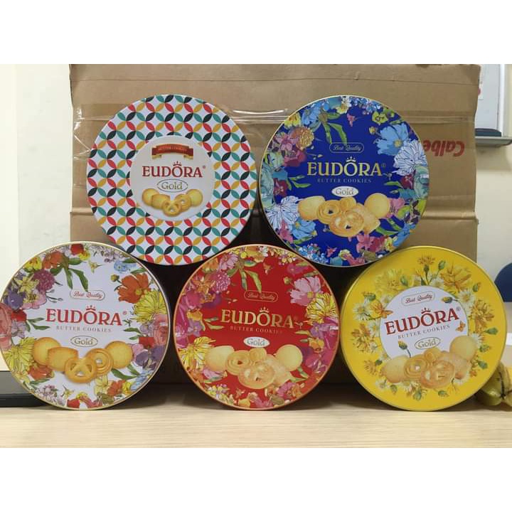 (HÀNG TẾT 2023)_ BÁNH EUDORA HỘP THIẾC LỄ 112G