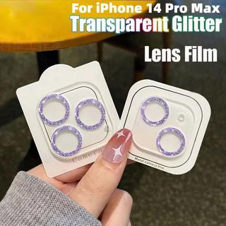 Popkozzi len bao ve camera Kính cường lực nhũ kim tuyến bảo vệ Camera iPhone14 Pro Max 13 13ProMax / 12 / 12Pro 12ProMax