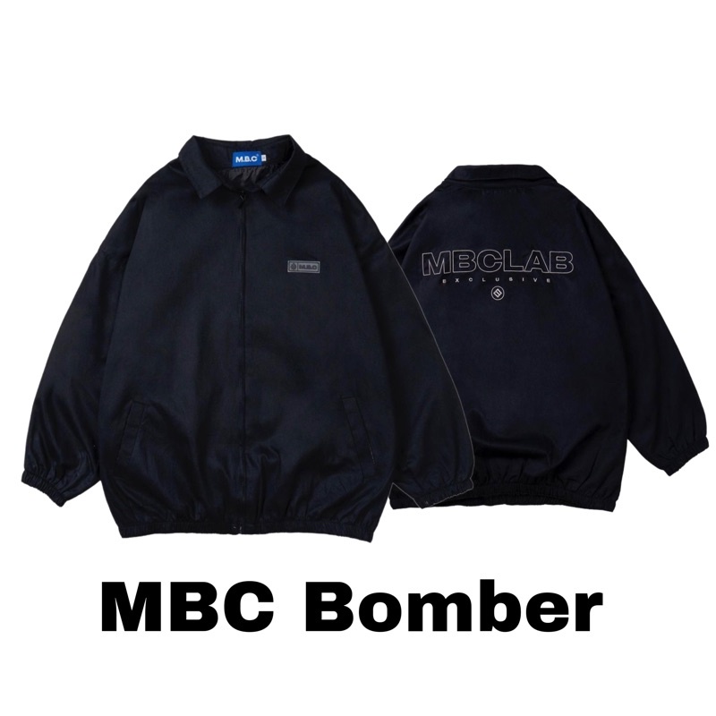ÁO KHOÁC BOMBER KAKI THÊU CHỮ MBC