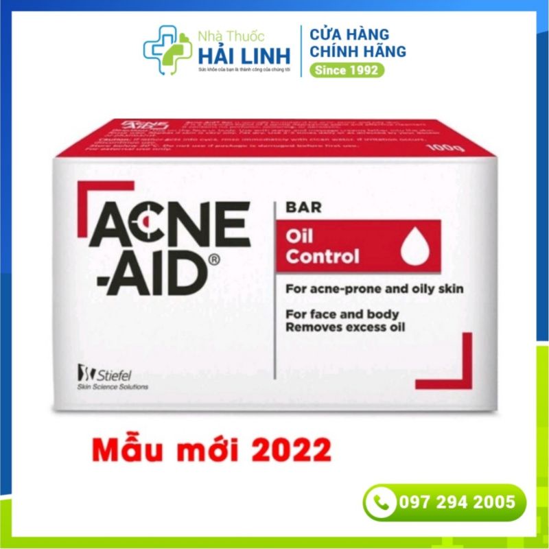 Acne-Aid Bar xà phòng giảm mụn trứng cá - 100G