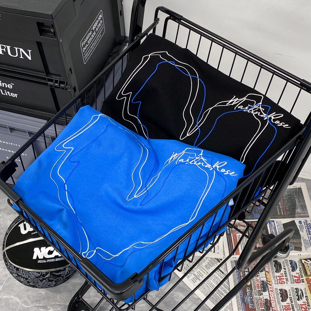NRVP Áo Thun Unisex Mùa Hè Dáng Suông Tay Cộc Phong Cách Hàn Quốc Cho Nam Nữ