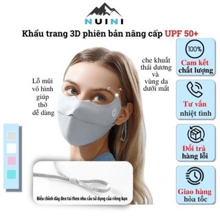 Khẩu trang chống tia UV cực tím SPF50+ mát lạnh